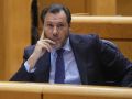 El ministro de Transportes, Óscar Puente, durante una Sesión de control al gobierno en el Senado
