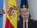 El presidente de la Xunta, Alfonso Rueda, durante la reunión del Consello de la Xunta