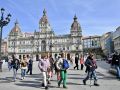 Turistas triple escala en A Coruña