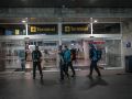 Primer día de Alvedro como aeropuerto sustituto de Lavacolla durante las obras en Santiago