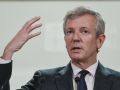 Rueda, tras recurrir Villares su trasladado en el TSXG: "Nunca vamos a descalificar a los tribunales" El presidente de la Xunta, Alfonso Rueda, durante la rueda de prensa tras la reunión del consello de la Xunta, este lunes, en Santiago de Compostela. EFE/Lavandeira jr