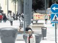 La alcaldesa pone como ejemplo de movilidad a la ronda peatonal en un evento con la DGT Tramo de la ronda peatonal a su paso por la Sagrada Familia