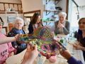 Curso de ñandutí en Seoane Textil, Arteixo