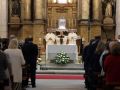 La tradicional misa fue oficiada por el arzobispo de Santiago, Francisco José Prieto, y el voto lo realizó el concejal de Educación, Juan Ignacio Borrego, en representación del Consistorio.