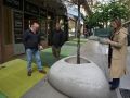 Miguel Lorenzo, durante su visita a Alcalde Marchesi