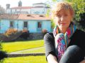 Begoña Caamaño, no parque de Bonaval