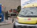 Vista exterior de la Unidad de Aislamiento y Tratamiento de Alto Nivel (Uatan) del Hospital Gómez Ulla en Madrid