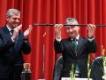 Alfonso Rueda y Ricardo Cao, en la toma de posesión como nuevo rector de la Universidad de A Coruña
