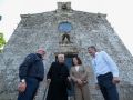 Visita de personalidades a Nosa Señora da Laxe