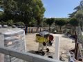 Las obras comenzaron hace solo unos días en el área infantil de A Ribeira