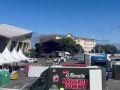 Restos de la fiesta en Riazor
