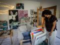 Elena Corredoira debutó abriendo su taller al público en Estudios Abertos