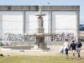 La Fuente de las Cuatro Estaciones, en el entorno del Complexo Deportivo do Carregal y del García Hermanos, se muestra como nunca tras la restauración
