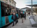 quintana. parada de bus interurbano en el teatro ColÃ³n