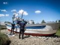 Abordaje de la Policía municipal a los polizones en el barco de Alfonso molina