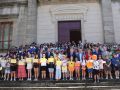 Un grupo de niños ejerce como Diputado en el Parlamento de Galicia