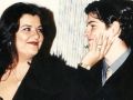 Imagen compartida por el actor Miguel Ángel Muñoz, en la que aparece con su madre, Cristina Blanco