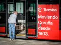 Autobús de Tranvías con el nuevo logotipo y nombre
