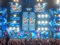 La orquesta Panorama, churrasco y callos, grandes estrellas de las fiestas de Mosteirón 2026 Una de las actuaciones de la orquesta Panorama