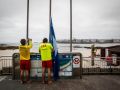 A Coruña inicia la temporada de playas con el izado de la bandera azul en Riazor Izado bandera azul Riazor