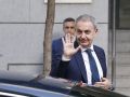 El expresidente del Gobierno, José Luis Rodríguez Zapatero (2i), llega a la Audiencia Nacional para declarar como investigado por organización criminal, tráfico de influencias y falsedad en la causa sobre el préstamo a la compañía aérea Plus Ultra
