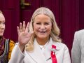 Fotografía de archivo de la princesa heredera de Noruega Mette-Marit