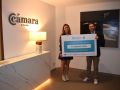 Entrega del premio a Virginia Porteiro Bértoa