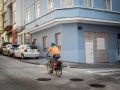 Crece el ritmo de cambio de uso de bajos comerciales a viviendas en A Coruña Una vivienda ubicada en un antiguo local asociativo de Os Mallos