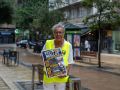 Pili Neira posa para El Ideal Gallego en la calle Ángel Senra
