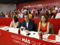 Sánchez defiende sus avances y recalca que España será mejor en 2031 con gobierno del PSOE El secretario general del PSOE, Pedro Sánchez (c), y la vicesecretaria general, María Jesús Montero (d), durante la reunión del Comité Federal del Partido, este sábado