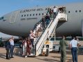 El avión A330 del Ejército del Aire que partió el pasado jueves a Venezuela para colaborar en la emergencia del terremoto que ha dejado por el momento más de 1.400 muertos ha regresado este domingo a España con 96 personas