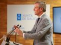 Alfonso Rueda, durante la rueda de prensa posterior a la reunión del Consello de este lunes