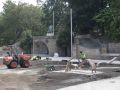 Trabajos en la zona de la solana