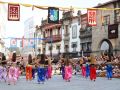 La emoción de una despedida inaugura la Feira Franca Medieval de Betanzos