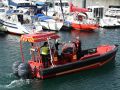Lancha del Grupo de Rescate Acuático (GRA) de Bomberos