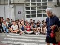 Protesta en Vicente Aleixandre, el pasado jueves