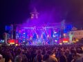 La orquesta Panorama, en una actuación en Betanzos