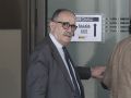 El letrado José Aníbal Álvarez, primer abogado del exministro José Luis Ábalos, a su salida de la Audiencia Nacional este lunes