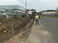 Los trabajos se realizan en la avenida da Praia
