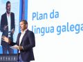 O conselleiro de Lingua, José López durante a súa intervención este mércores na presentación da proposta de actualización do Plan Xeral de Normalización dá Lingua Galega que se celebrou na Cidade da Cultura