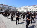 Presentación de los policías nacionales en prácticas