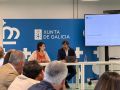 La conselleira María Jesús Lorenzana y el consejero delegado de RDG, Emilio Bruquetas