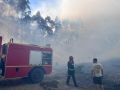 Bomberos en A Espenuca, este sábado