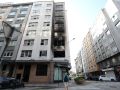 Estado en el que quedó el edificio de Nicomedes Pastor Díaz tras el incendio