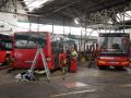 Taller de mantenimiento de Tranvías, ubicado en Los Rosales