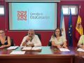 El alcalde, Pablo González Cacheiro, compareció con tres de los ediles del Gobierno de Oza Cesuras