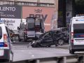 30 octubre 2025A CoruÃ±a.- Coche siniestrado en Alfonso Molina