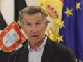 Feijoó, en una rueda de prensa el pasado 19 de agosto