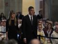 El presidente del Gobierno de España, Pedro Sánchez, y su esposa Begoña Gómez