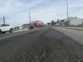 Uno de los tramos de la N-664 a su paso por Curtis